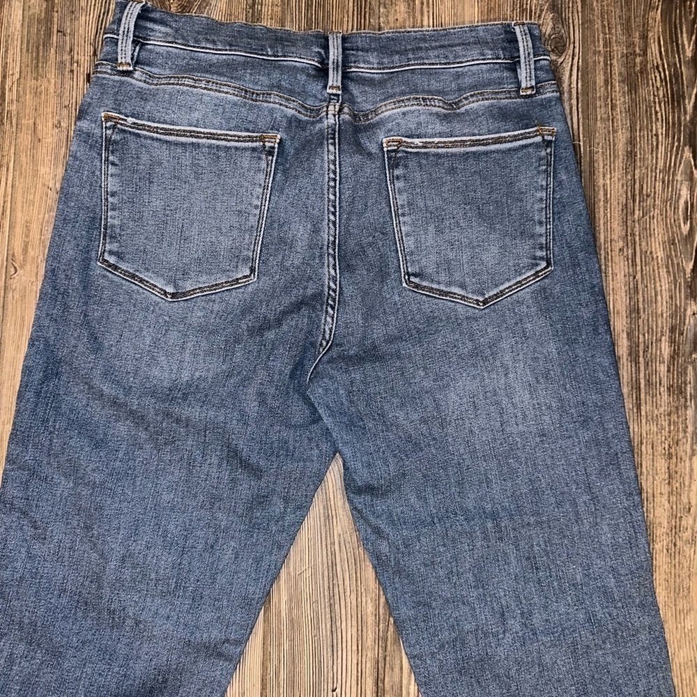 Frame Denim Light Blue Straight Leg Jeans - Picture 6 of 11